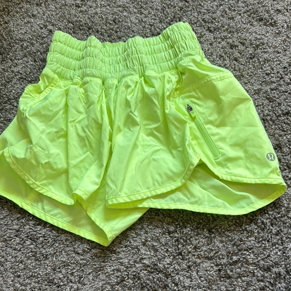 Lululemon Lime Green Women's Shorts